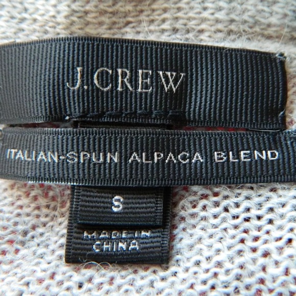 J Crew Alpaca Blend Sequin Bow Cardigan Sweater S - Picture 7 of 8